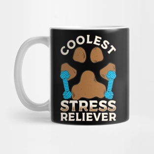 Dog Lover Coolest Stress Reliever Playing With Dog Mug